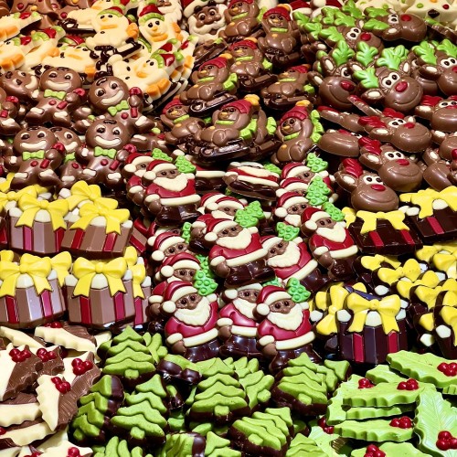 Σοκολατάκια Χριστουγεννιάτικες Φιγούρες