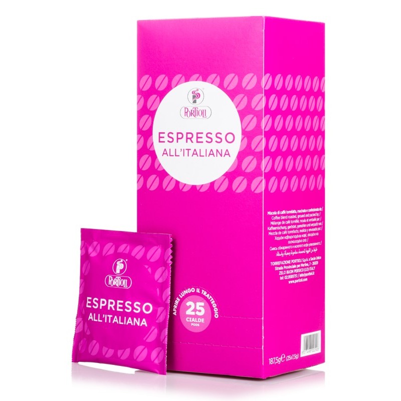 Portioli Espresso All Italiana Ταμπλετα 25 τεμ.