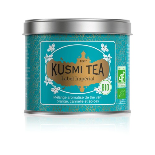 Kusmi Tea Label ImperialOrganic 100g.