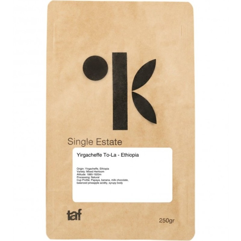 Taf Yirgacheffe TO-LA Ethiopia 250gr