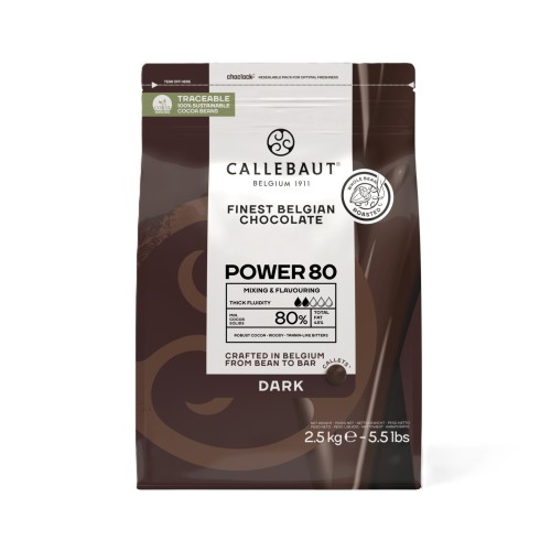 Callebaut Κουβερτούρα Drops Power 80 (Kg)