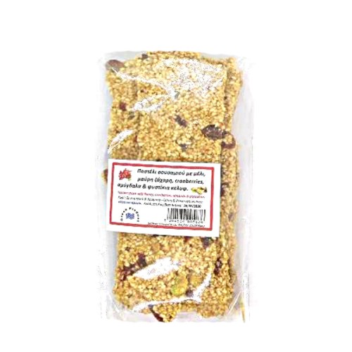 Παστέλι με cranberries αμύγδαλα & φυστίκια 180γρ