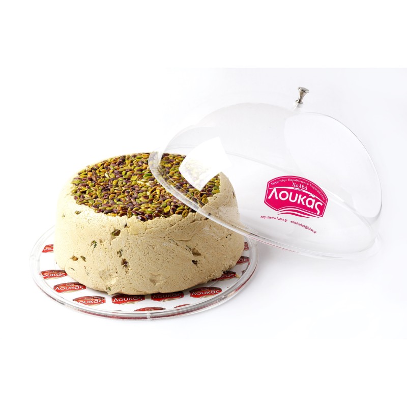 Χειροποίητος Χαλβάς Θεσ/κης με Φυστίκι Αιγίνης 500γρ