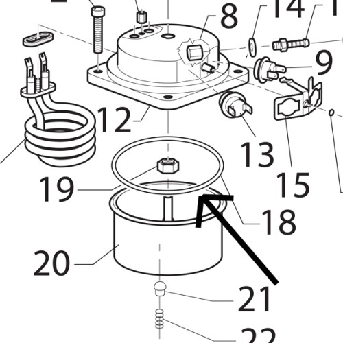 Gaggia Pure Color Φλάντζα Σιλικόνης OR0850-30