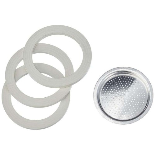 BIALETTI Moka 6φλ Σετ 3λαστιχα+1φιλτρο BIALETTI Moka 6φλ Σετ 3λαστιχα+1φιλτρο