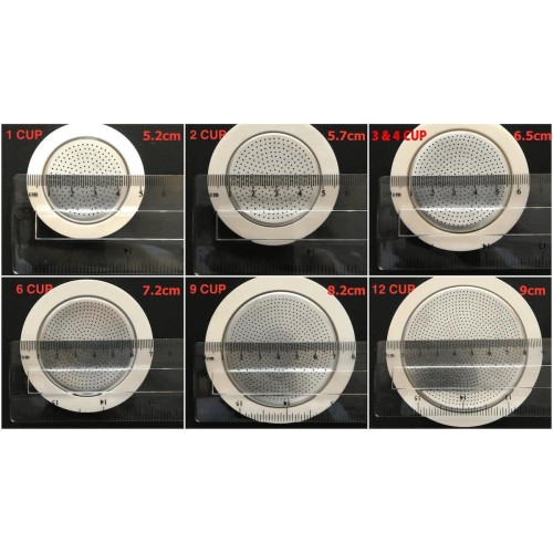 BIALETTI Moka 3/4φλ Σετ 3λαστιχα +1φιλτρο BIALETTI Moka 3/4φλ Σετ 3λαστιχα +1φιλτρο