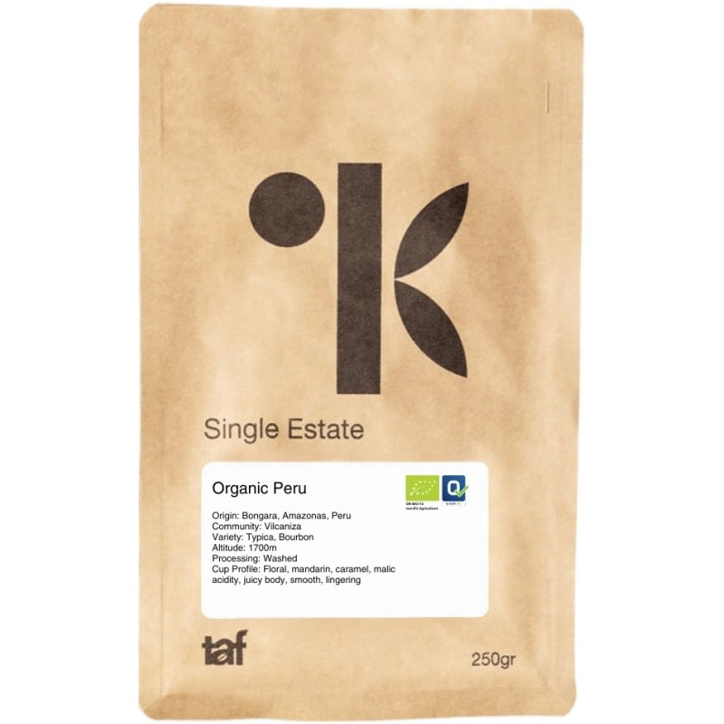 Taf Organic Peru Blend 250gr Taf Organic Peru Blend 250gr