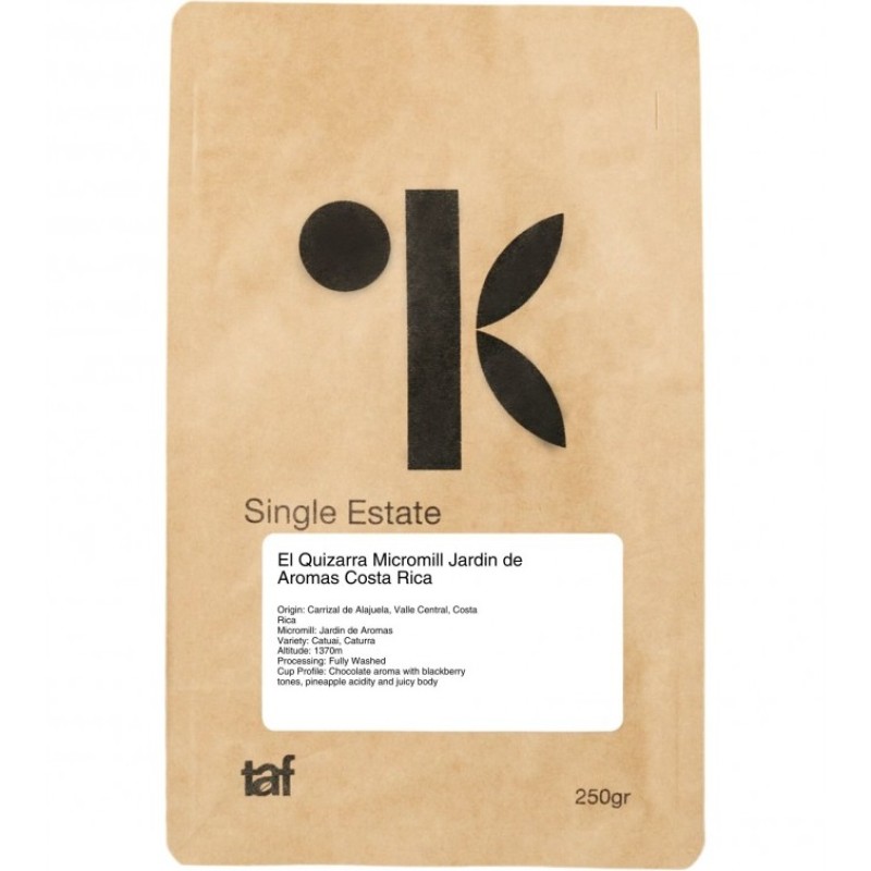 Taf El Quizarra Micromill Jardin de Aromas Costa Rica 250gr
