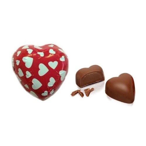 Καρδιές Πραλίνας Κόκκινες με λευκές καρδούλες 300γρ
