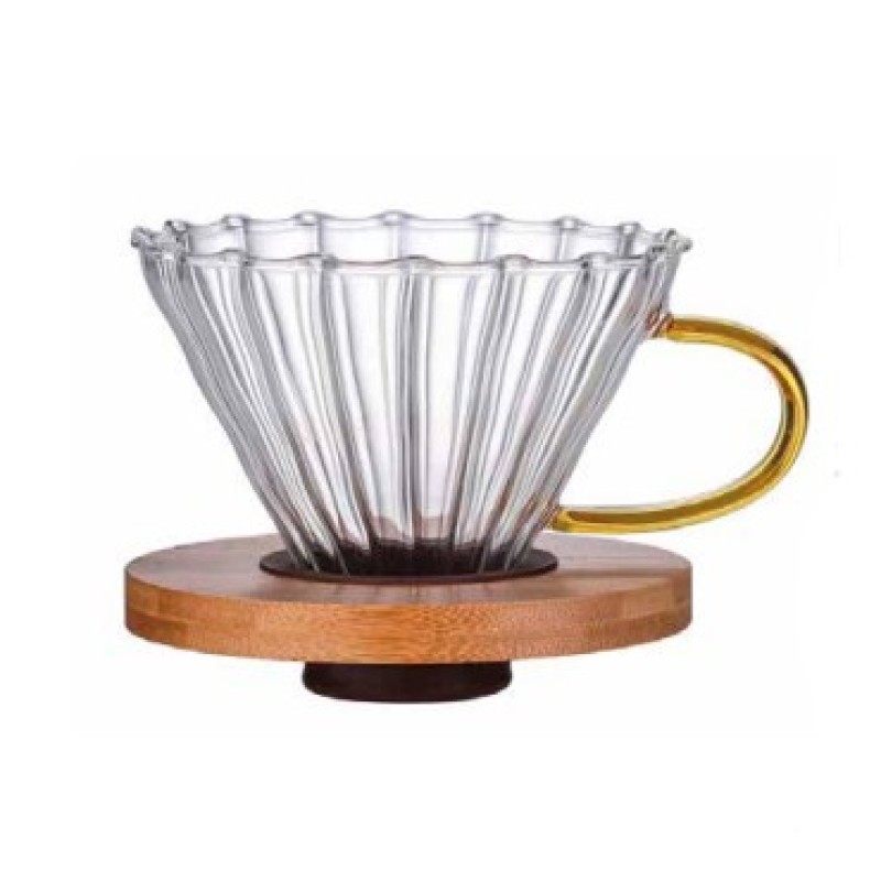 Belogia Coffee Dripper με Χερούλι Γυάλινο Belogia Coffee Dripper με Χερούλι Γυάλινο