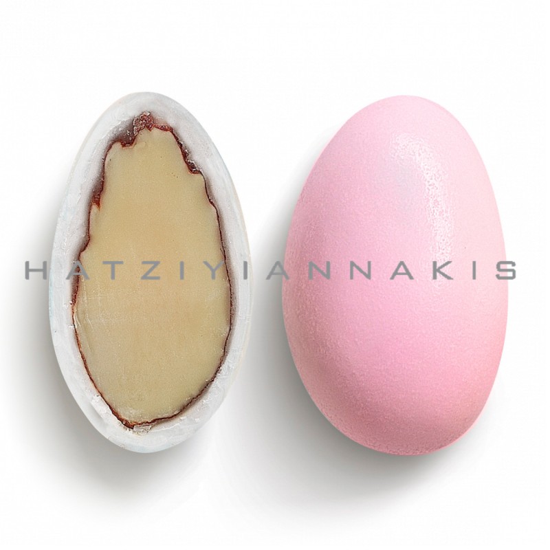 Κουφέτα Αμυγδάλου Ροζ Ματ σε συσκευασία 1Kg