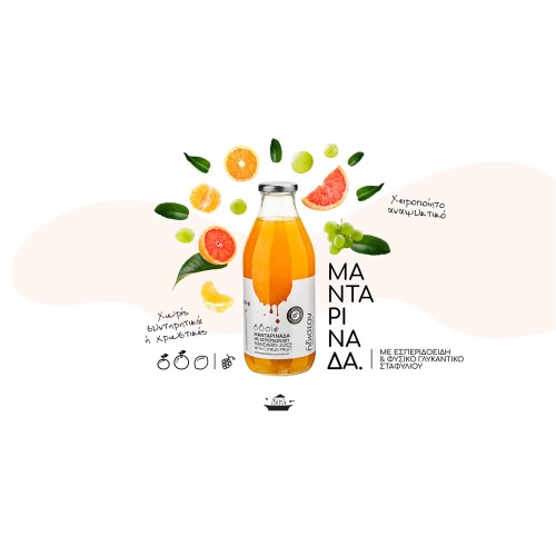 Ήδιστον Μανταρινάδα με Εσπεριδοειδή χωρίς ζάχαρη 750ml