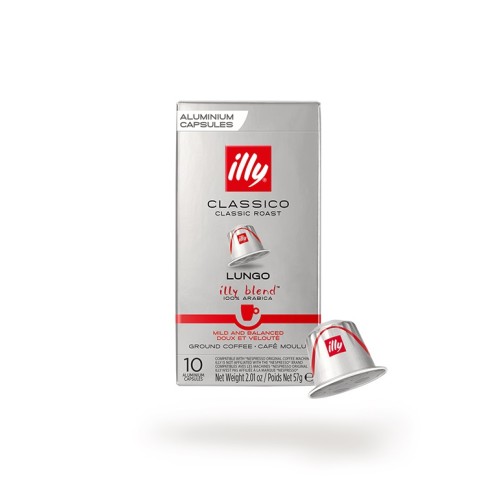illy Classico Lungo Classic Roast συμβατές κάψουλες 10τεμ