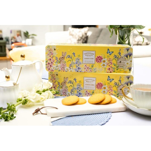 Farmhouse Lemon Curd Biscuits Tin 225g Farmhouse Lemon Curd Biscuits Tin 225g