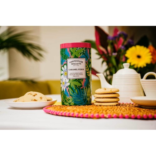 Farmhouse Tropical Caramel Fudge Tin 200g Farmhouse Tropical Caramel Fudge Tin 200g
