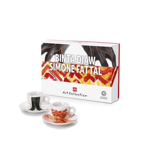 illy Collection Binta Diaw Simone Fattal espresso cups set of 2