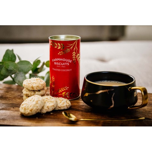 Farmhouse Traditional Coconut Biscuits Tube 100g