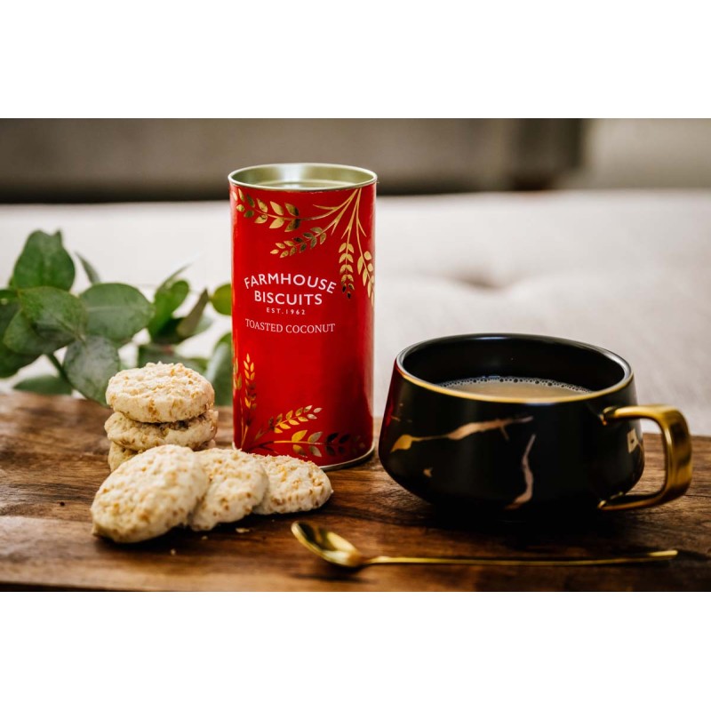 Farmhouse Traditional Coconut Biscuits Tube 100g