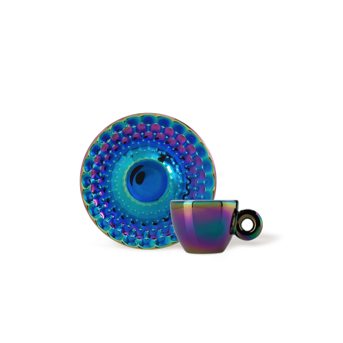 Illy Collection John Armleder 2 esp.cups