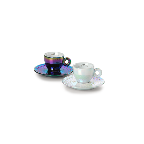 Illy Collection John Armleder 2 esp.cups