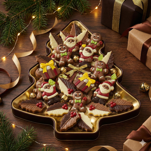 Σοκολατάκια Χριστουγεννιάτικες Φιγούρες (Kg)