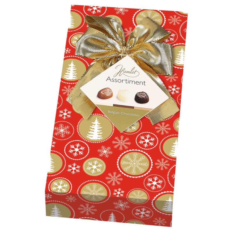 Hamlet Κασετίνα με Πραλίνες 125gr X-mas Line Hamlet Κασετίνα με Πραλίνες 125gr X-mas Line