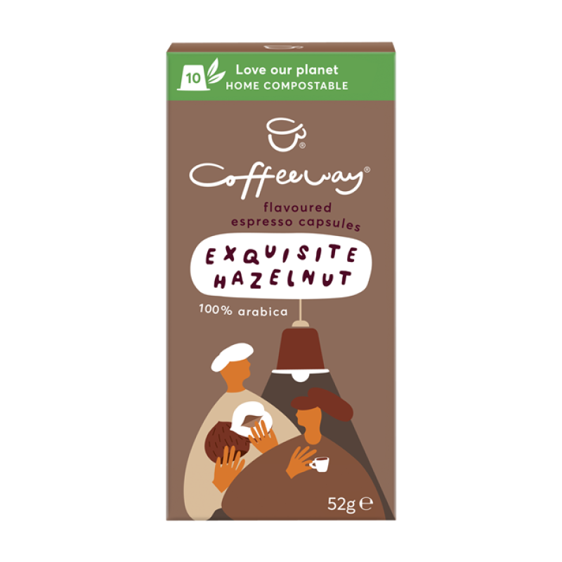 Coffeeway Exquisite Hazelnut 10 Capsules