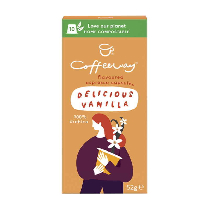 Coffeeway Delicious Vanilla Συμβατές Κάψουλες Nespresso® 10τμχ.