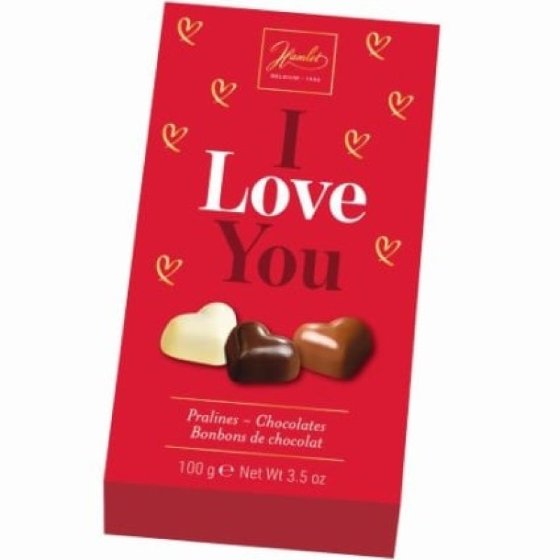 Hamlet Valentine Κουτί με Σοκολατάκια Βελγίου 150γρ