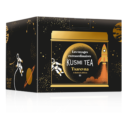 Kusmi Tea Tsarevna 2025 metal tin 120g Kusmi Tea Tsarevna 2025 metal tin 120g