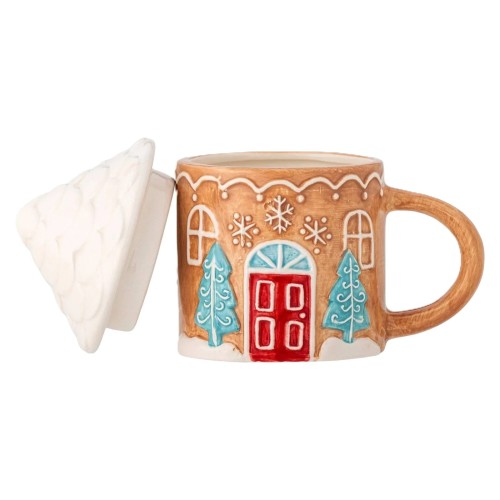 Κούπα με Καπάκι Snow House