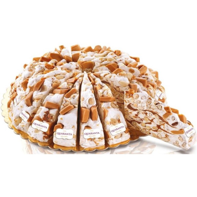 Quaranta Soft Nougat Salted Caramel 165g