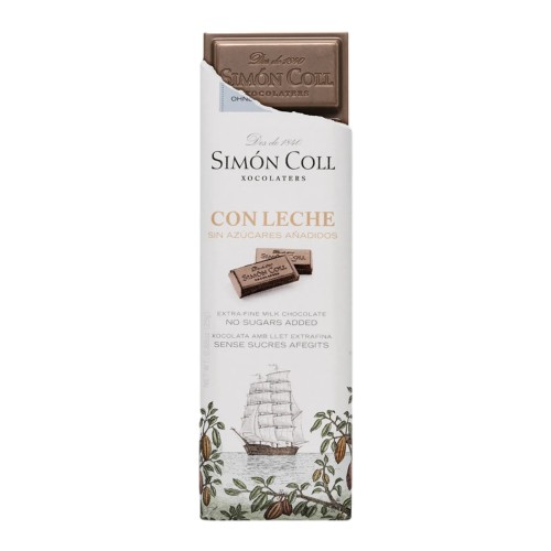 Simon Coll Σοκολάτα Γάλακτος Χωρίς Ζάχαρη 25gr Simon Coll Σοκολάτα Γάλακτος Χωρίς Ζάχαρη 25gr