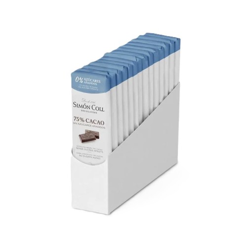 Simon Coll Σοκολάτα Bitter 75% Χωρίς Ζάχαρη 25gr Simon Coll Σοκολάτα Bitter 75% Χωρίς Ζάχαρη 25gr