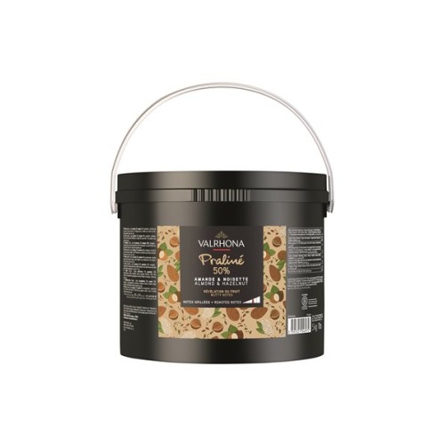 VALRHONA PRALINE FRUITE AMANDES/NOISETTES 50% 5KG