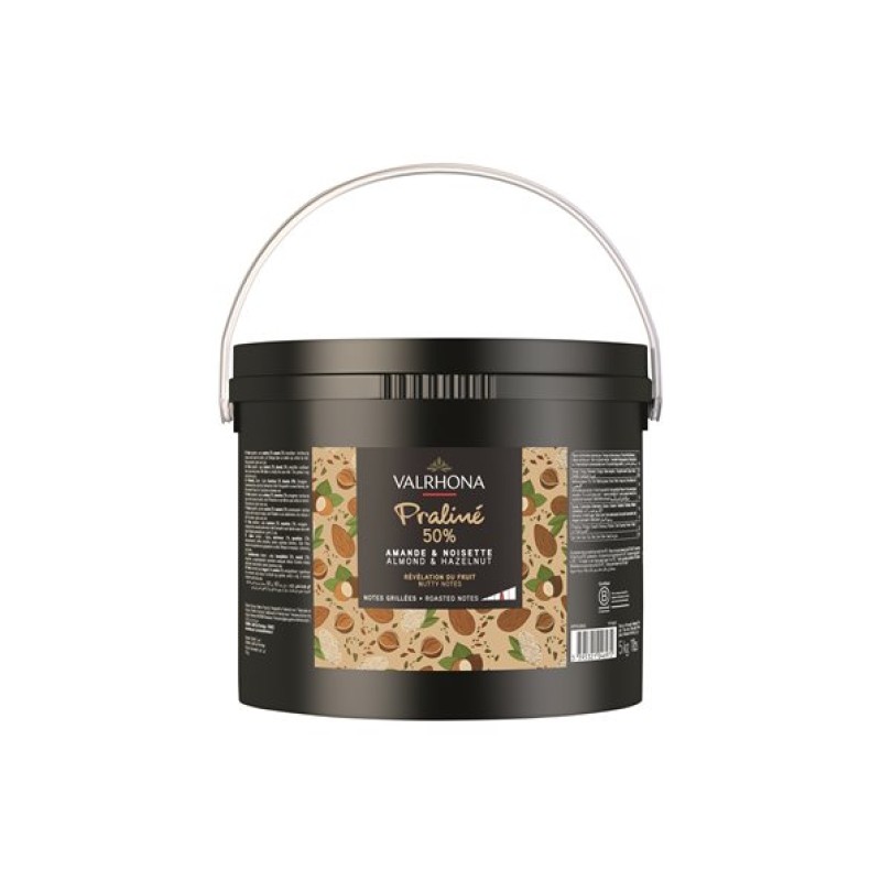 VALRHONA PRALINE FRUITE AMANDES/NOISETTES 50% 5KG