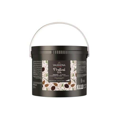 VALRHONA PRALINE AMANDE COCO 55% 5KG