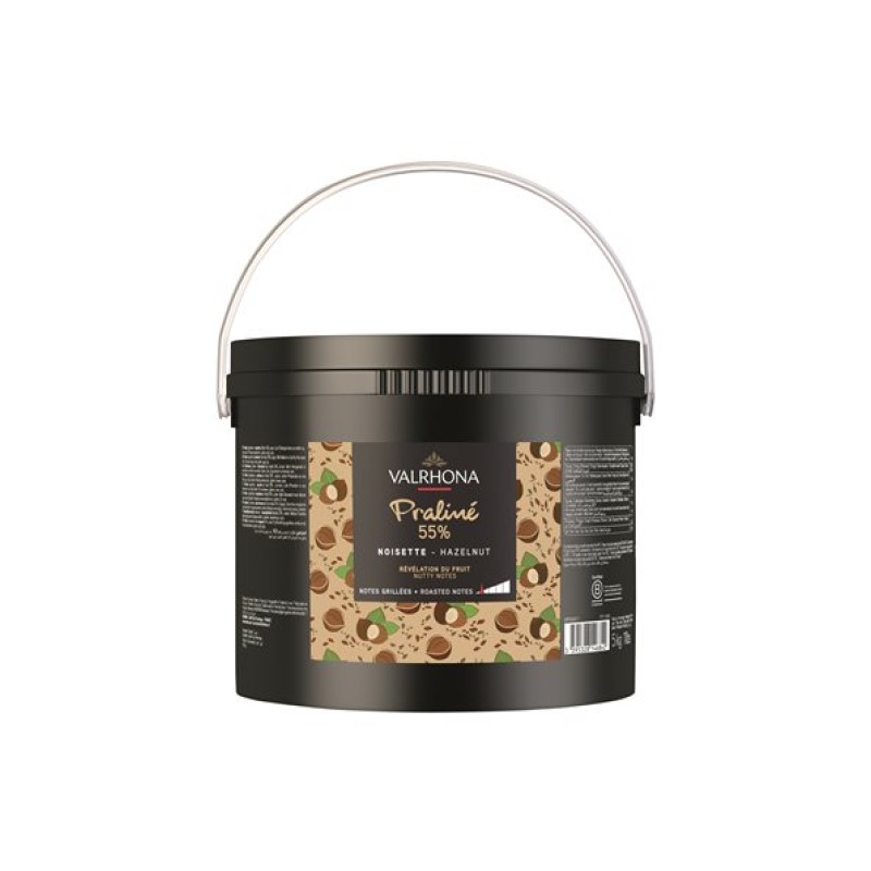 VALRHONA PRALINE FRUITE NOISETTES 55% 5KG