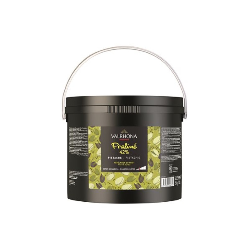 VALRHONA PRALINE FRUITE PISTACHE 42% 5KG