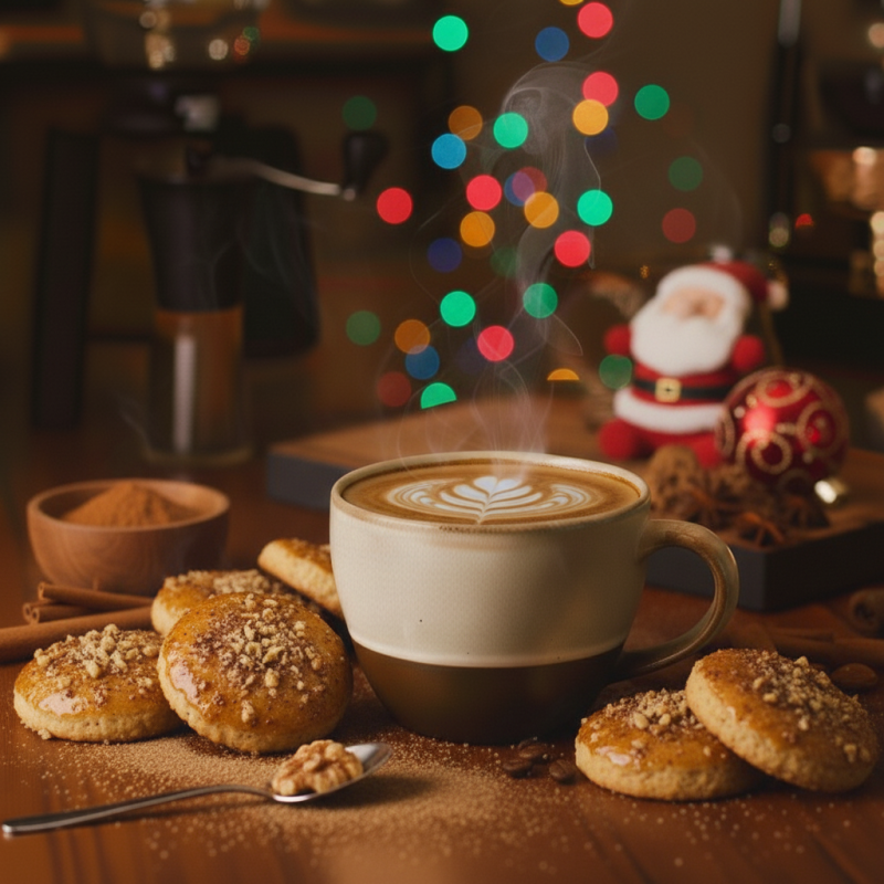 Αρωματικός Καφές Φίλτρου Χριστουγεννιάτικα Μελομακάρονα 200gr