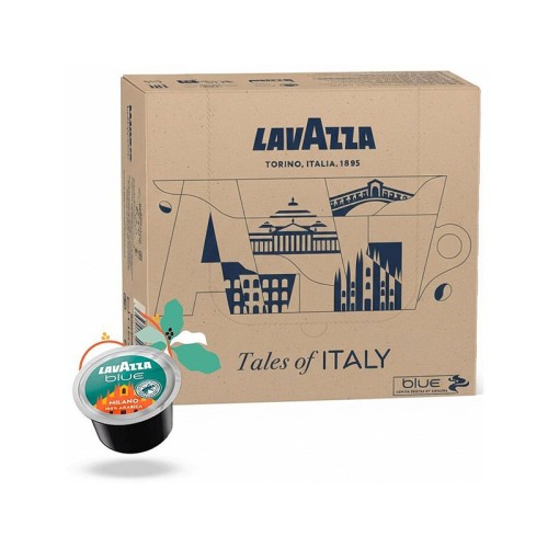 Lavazza Blue Milano 100% Arabica μονή δόση (Πράσινη Ετικέτα) κιβ 100τμχ.