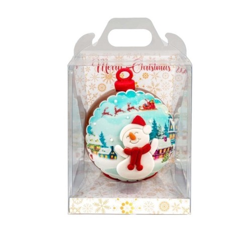 XMAS Μπάλα Σοκολατας Χιονάνθρωπος 280γρ