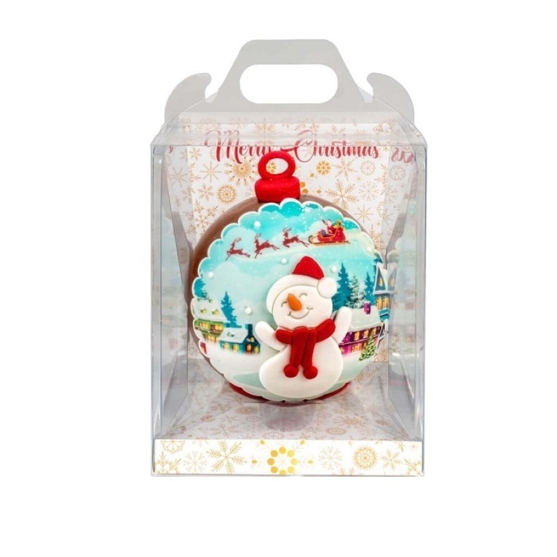 XMAS Μπάλα Σοκολατας Χιονάνθρωπος 280γρ