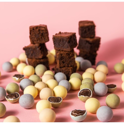 Κουφέτα Brownies Πολύχρωμο Jungle Ματ σε συκευασία 800gr